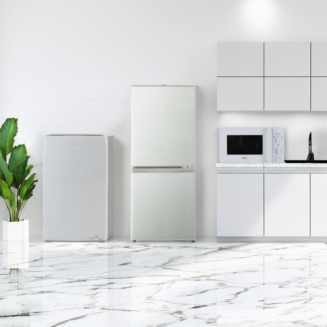 Re.Room家電３点セット（冷蔵庫125～135L ファン式）　レンタル