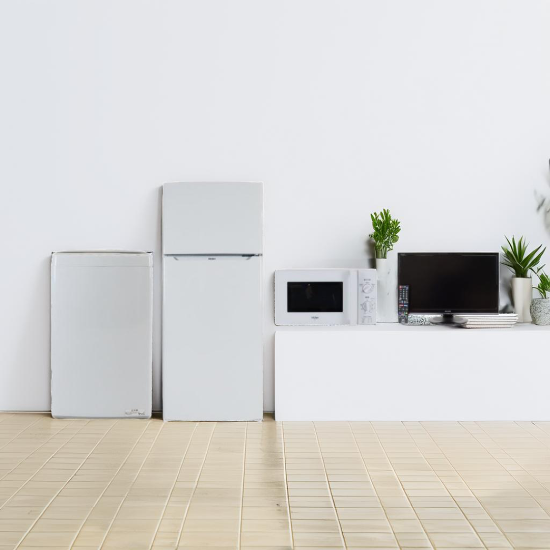 Re.Room家電4点セット（冷蔵庫110～120L）　レンタル