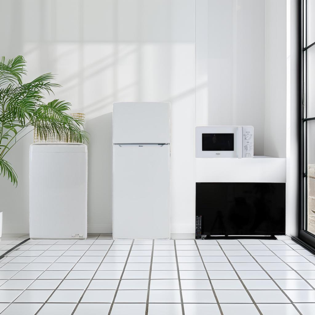 Re.Room家電4点セット（冷蔵庫110～120L・32インチテレビ）　レンタル