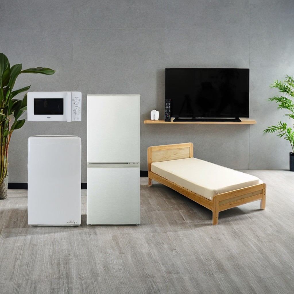 Re.Room新生活応援セット（冷蔵庫125～135L ファン式・32インチテレビ）　レンタル