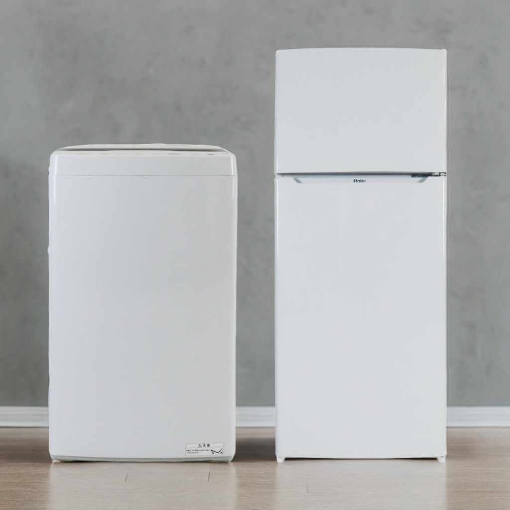 Re.Room家電2点セット（冷蔵庫110～120L）　レンタル